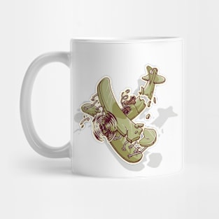 Plane destroyed Mug